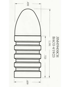 LEE Ingot Mold, for casting ingots of bullet casting alloys