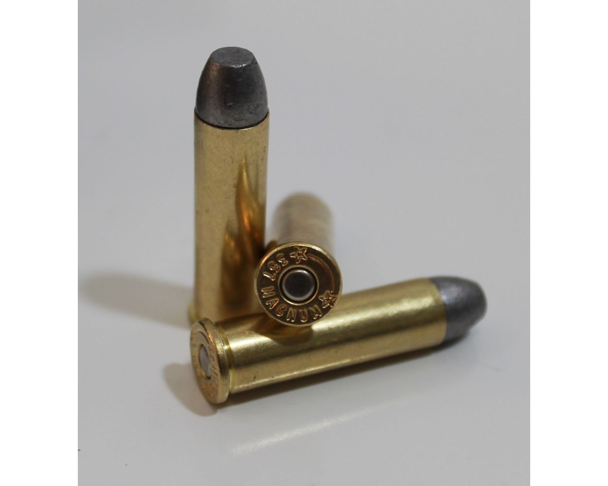 357 Magnum 125 Grain Flat Point Black Powder Ammo Box of 50